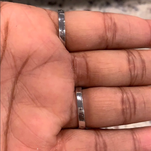 Silver Ball Stone Rings - Picture 7 of 16